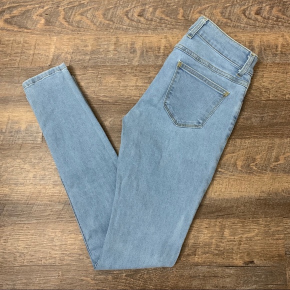 American Apparel | Light Wash Skinny Jeans - Picture 3 of 12